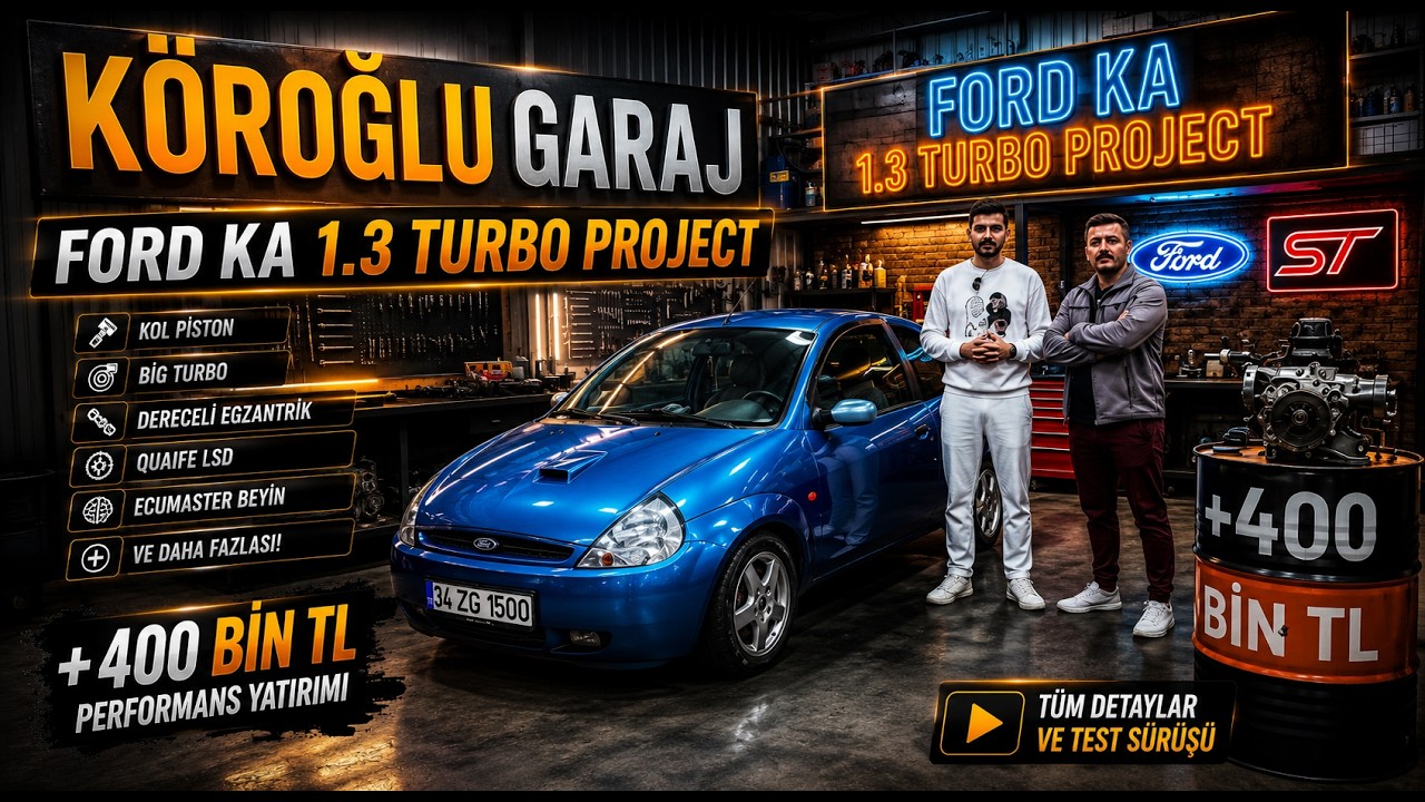 ARABA 250.000 TL, MOTOR 400.000 TL! | PİYASA YIKILDI: FORD KA TURBO PROJESİ | TR'DE İLK İNCELEME !