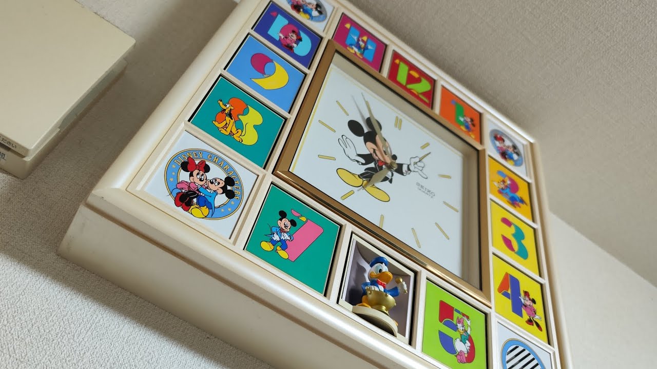 SEIKO QFW101W(DisneyTime FW668B)からくり時計 Magic Motion Clock
