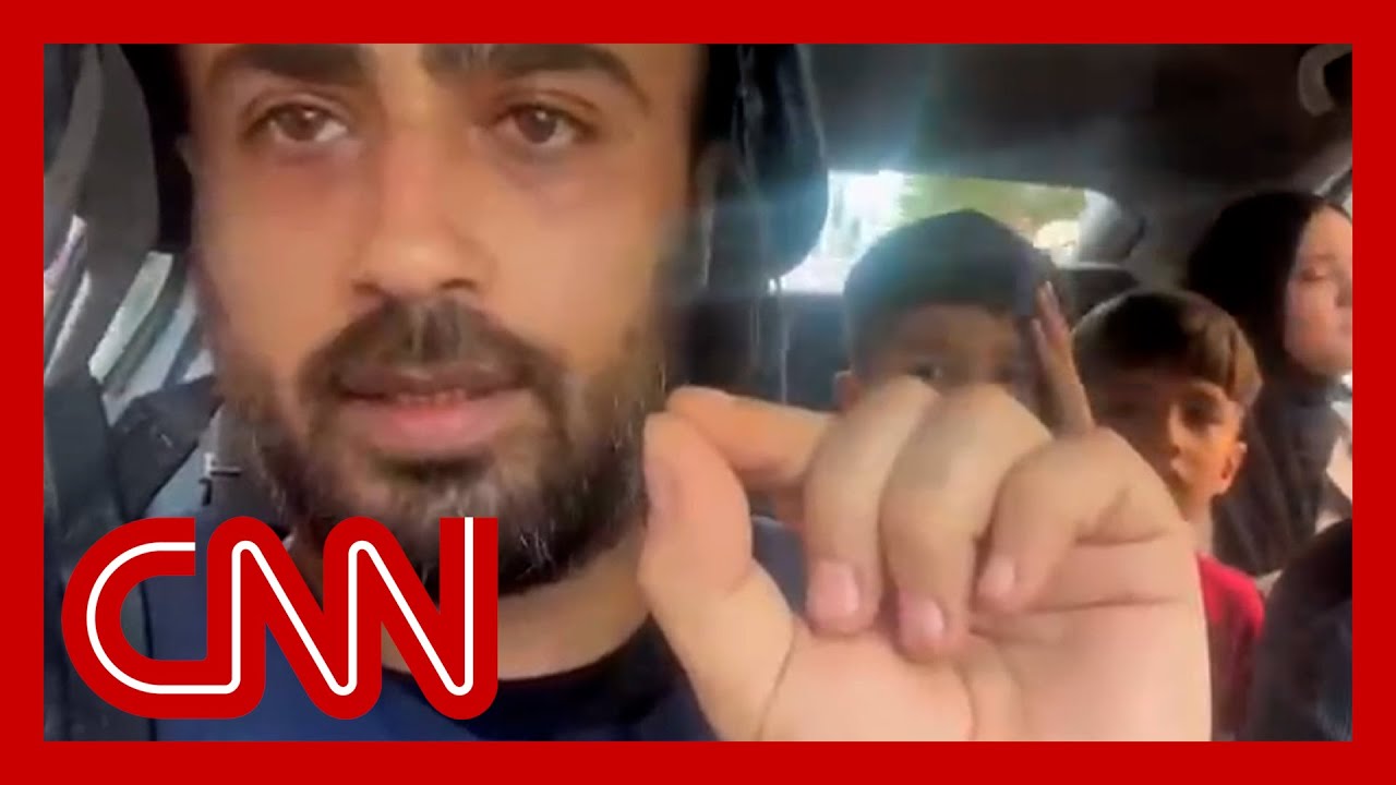 CNN producer shares video diary of escape from Gaza City with his family