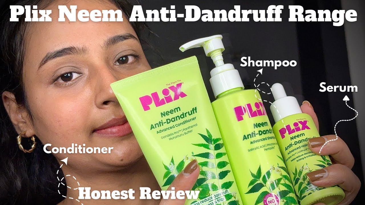 Plix Neem Anti-Dandruff Advanced Shampoo, Conditioner & Serum