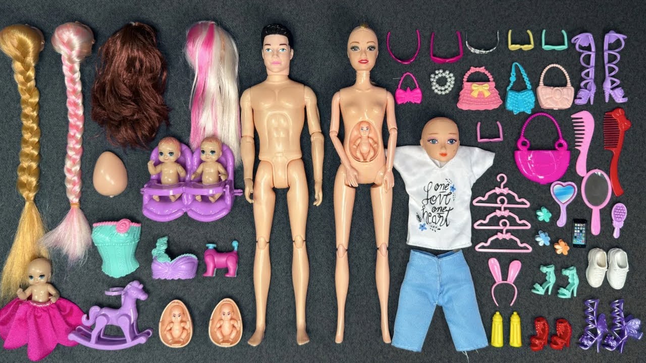 12 Minutes Satisfying with Unboxing Barbie Family Playset, Doll Dressup Set Toys ASMR | Review Toys 