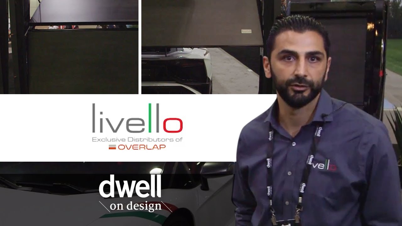 Livello Debuts True Trackless Overhead Garage Doors at Dwell on Design