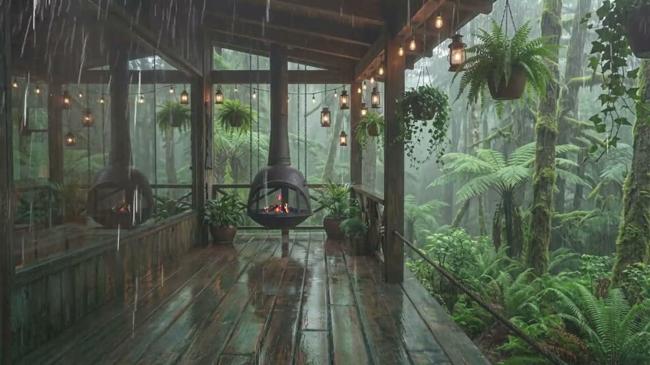 Rain Sounds for Deep Sleep 3 Hours ASMR Rain, Relaxation & Stress Relief