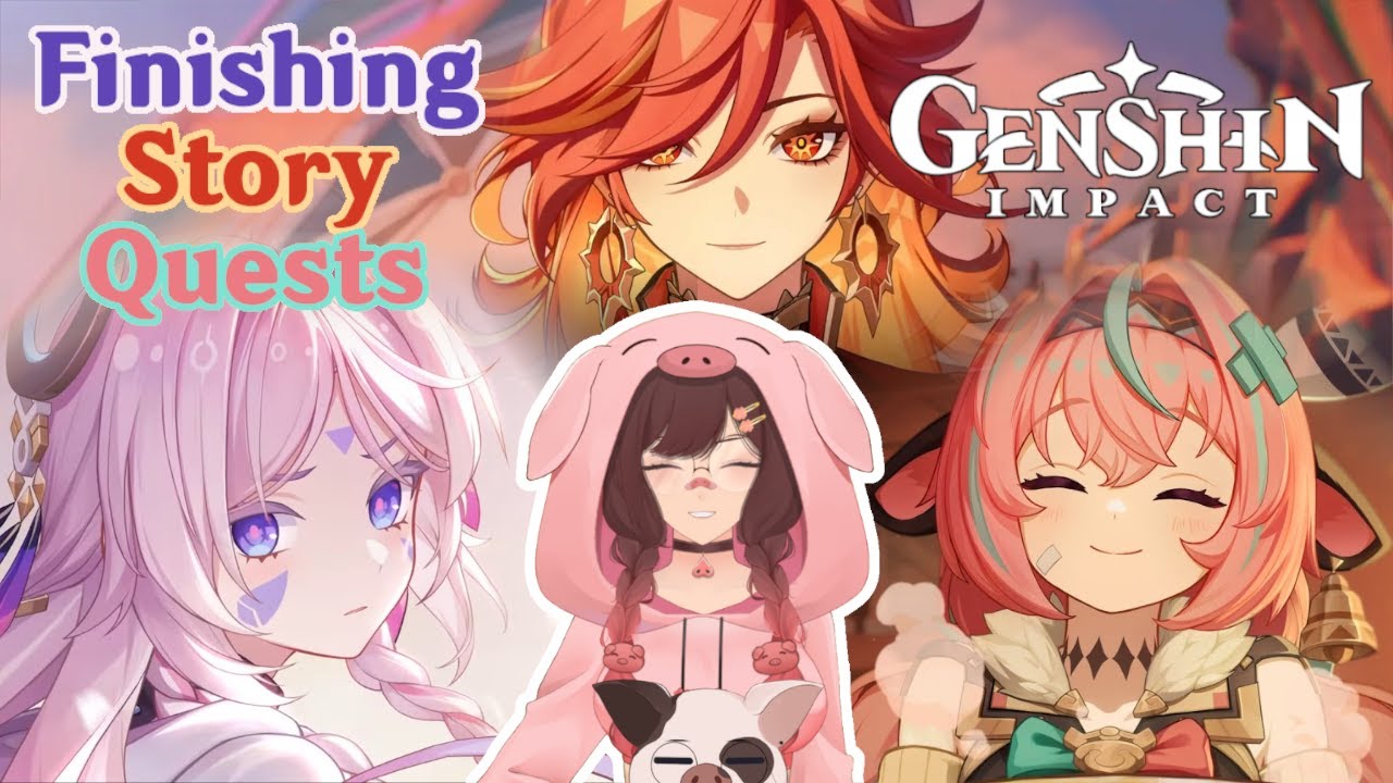 【GENSHIN IMPACT】Finishing up the last of my Natlan Story Quests~!! ᕙ(⇀‸↼‶)ᕗ