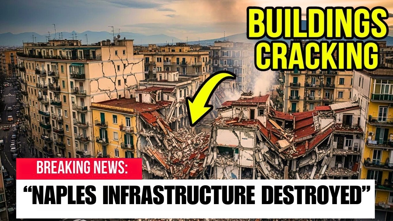 1 MINUTE AGO: Campi Flegrei Destroys 40+ Buildings - Naples Infrastructure Fails