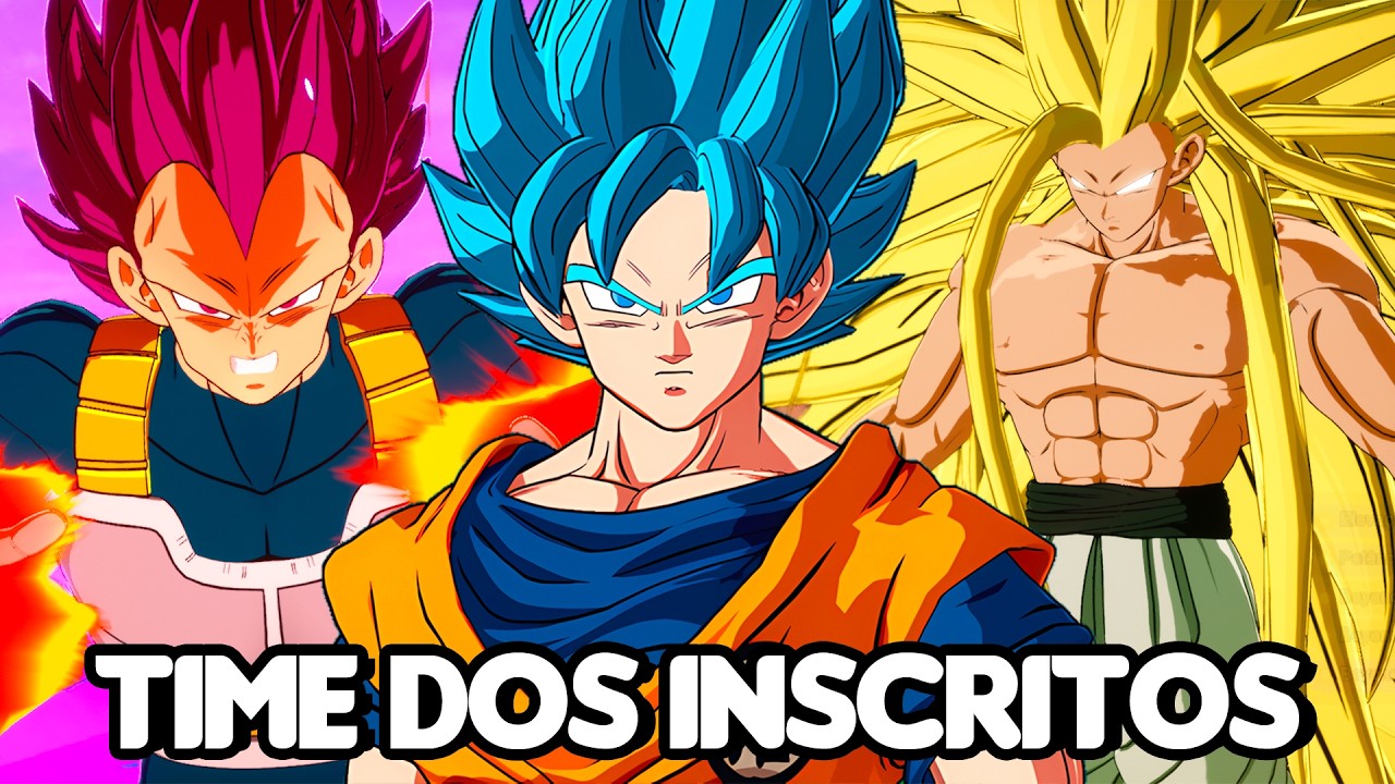 JOGANDO COM O TIME DOS INSCRITOS no DRAGON BALL SPARKING ZERO