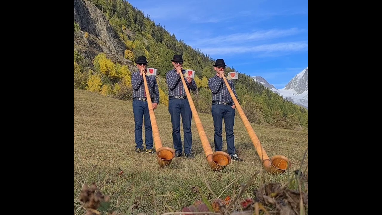 M-Trio Lötschentaler Alphornbläser, Alphorn Beguine, Okt 2021
