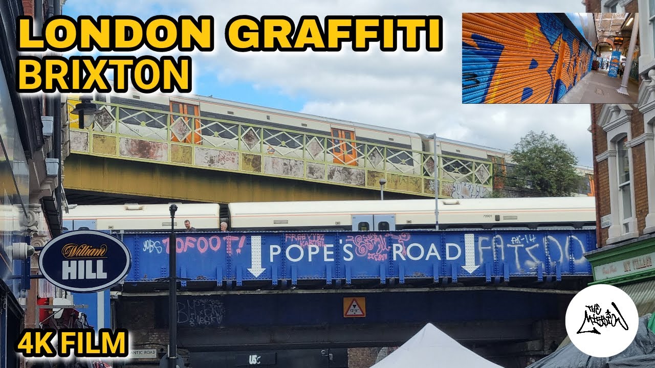 London Graffiti - Streets of Brixton September 2023 -  4K Graffiti - The Mission