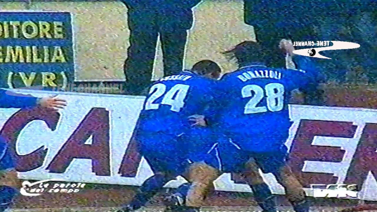 HELLAS VERONA-ATALANTA 2-1 SERIE A 2000-01 GARA DEL 4 MARZO 2001 IMMAGINI DAL CAMPO #CASASTENE