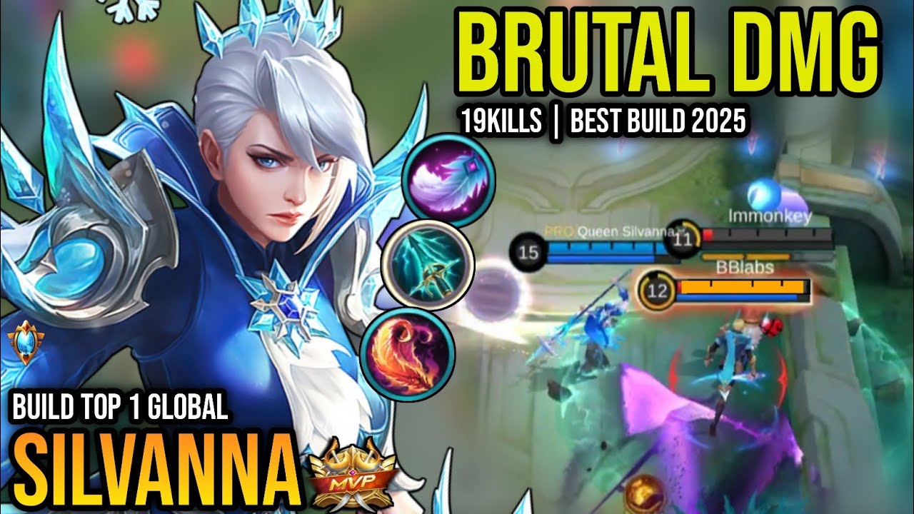 SILVANNA BEST BUILD 2025 | BUILD TOP 1 GLOBAL SILVANNA GAMEPLAY | MOBILE LEGENDS✓