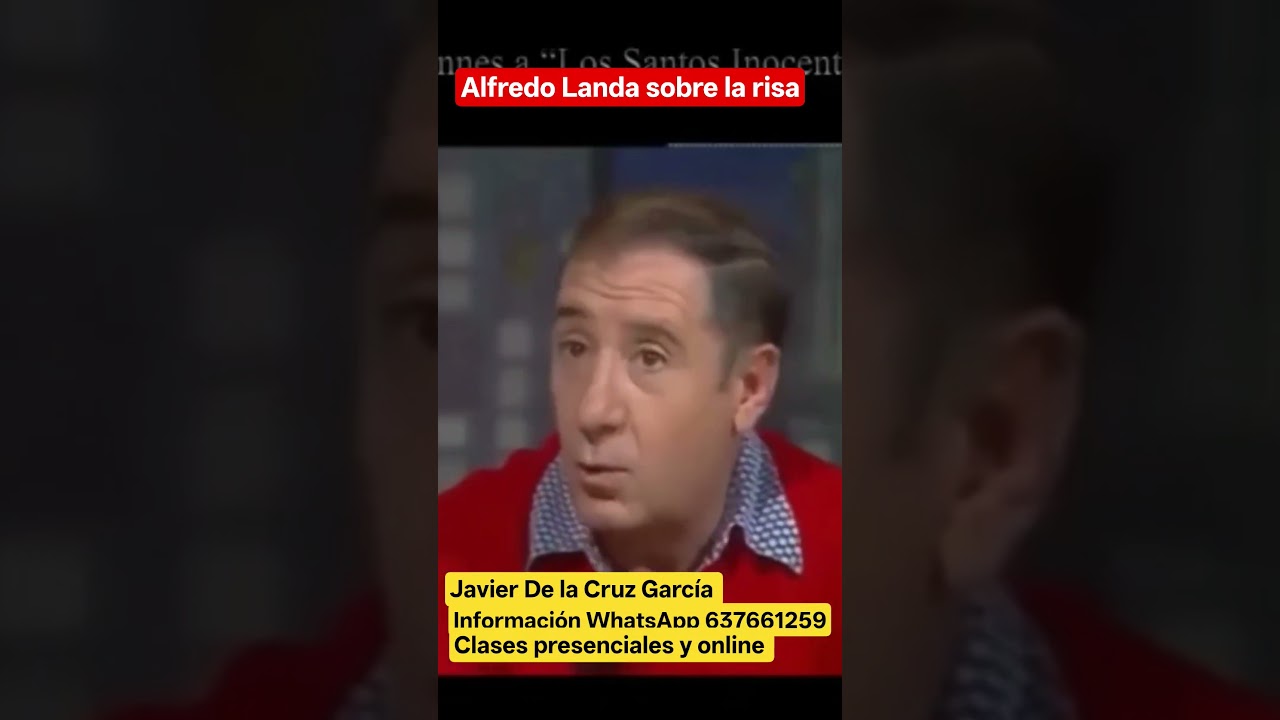 Alfredo Landa sobre la risa #espa&ntilde;ol #peliculas #espa&ntilde;a #entrevista #actor #risas #humor #cinema #tv