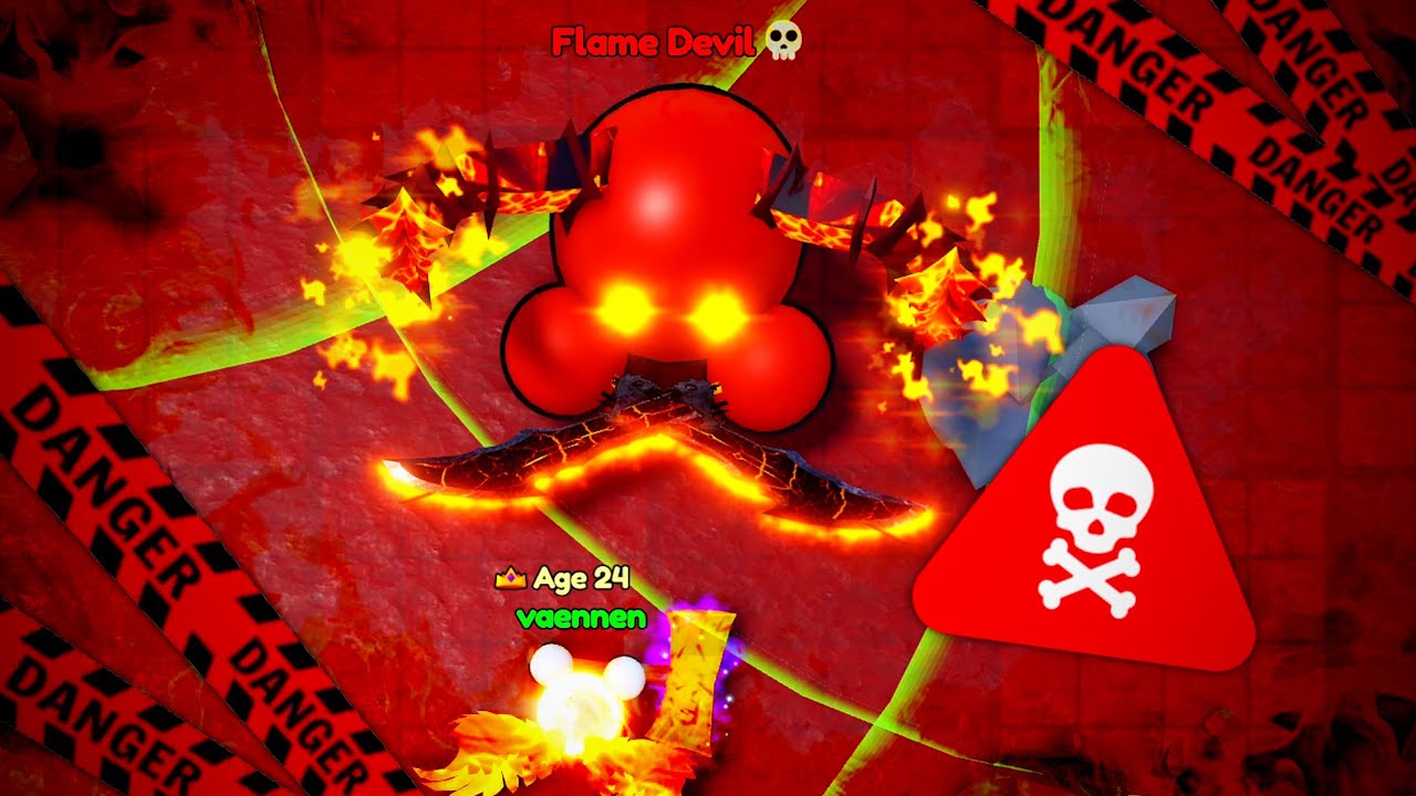 Solo vs New Flame Devil Boss in Roblox Tribe Survival 💀