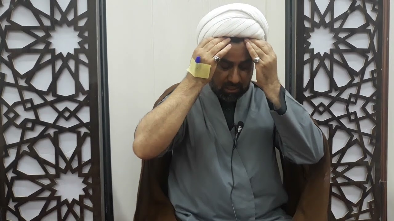 الوضوء مع وجود الكانولة او الأميري وكيفية التيمم.السيد السيستاني دام ظله.