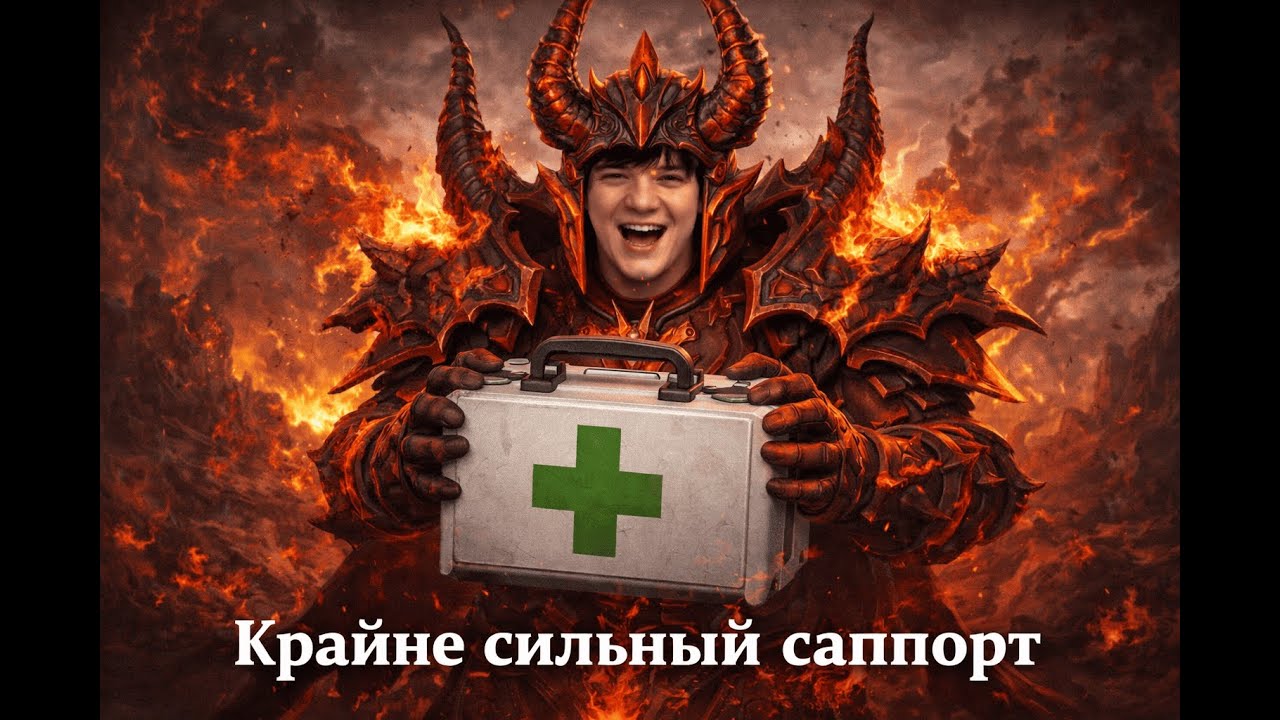 КРАЙНЕ СИЛЬНЫЙ САППОРТ Doom Dota2