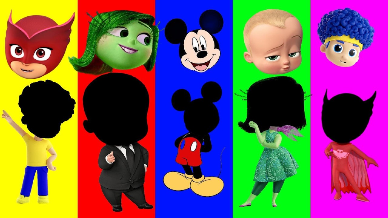 Wrong eyes👀 challenge DAME TU COSITA Pj Masks Funny Puzzle Wrong Heads