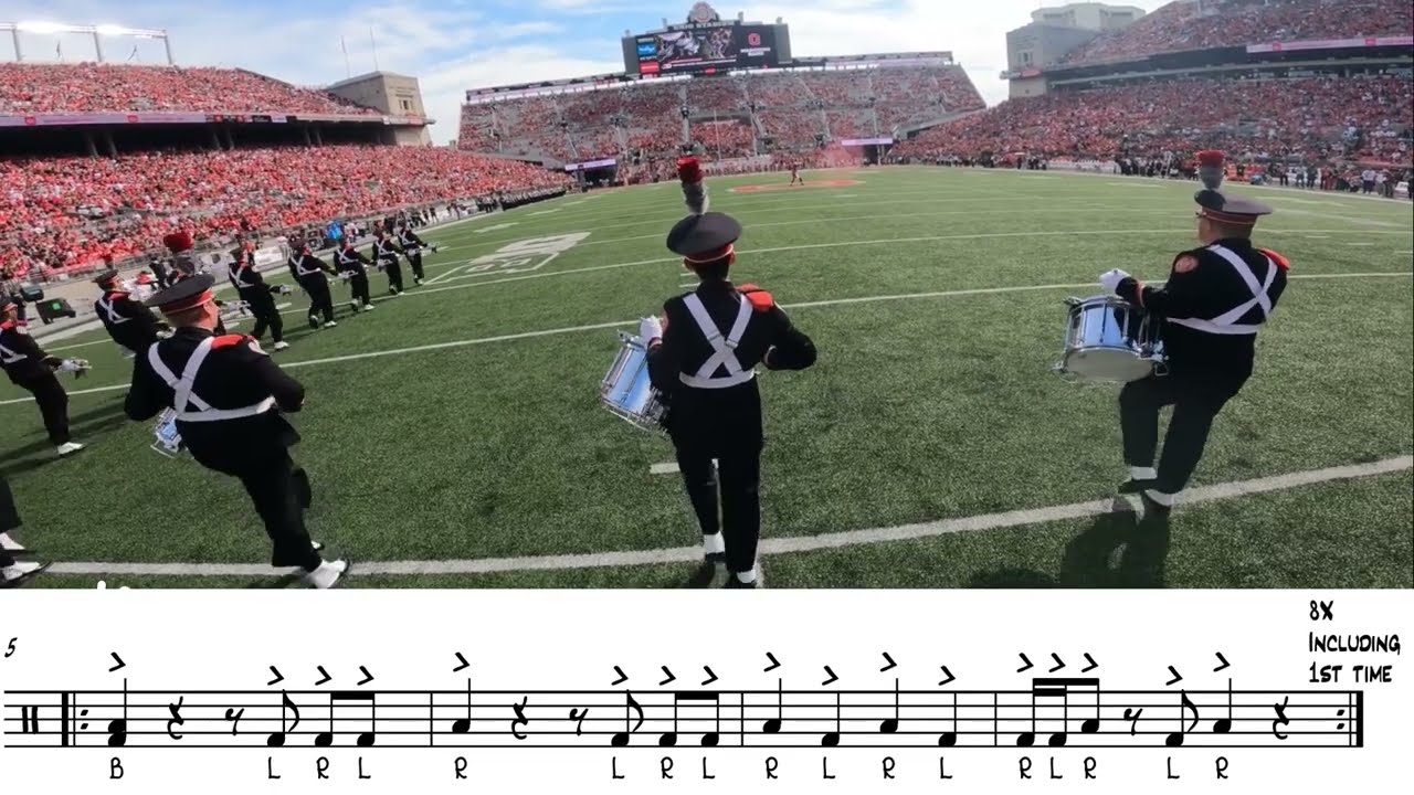 OSU vs WKU Tenor POV Sheet Music Transcription