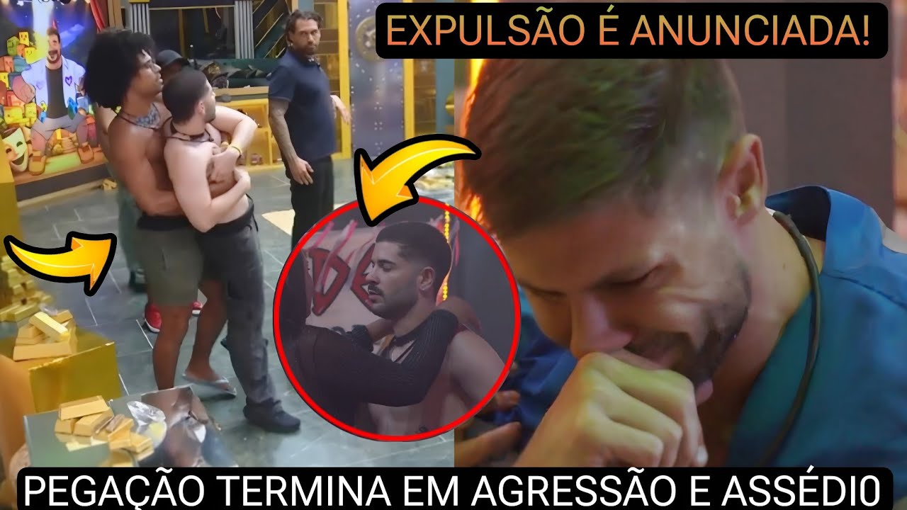 BBB 26: EXPULSÃO PÓS FESTA! MARCELO PEGA EM P4RTES INTIM4S DE JONAS E TENTA AGREDIR BROTHER COM...