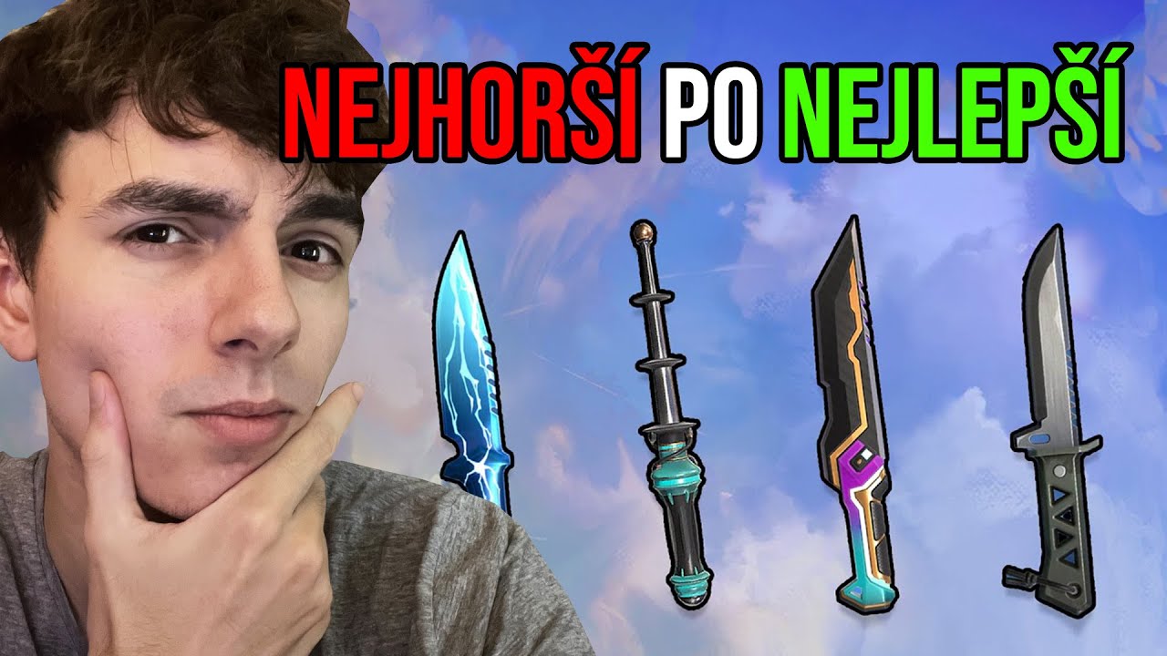 Hodnotím VŠECHNY Valorant Skiny na Nůž od Nejhoršího po Nejlepší! (2023 Edice)