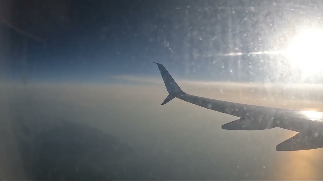 ZAKYNTHOS INTERNATIONAL AIRPORT | Tui flight taking off from Zante to Cardiff, Wales.