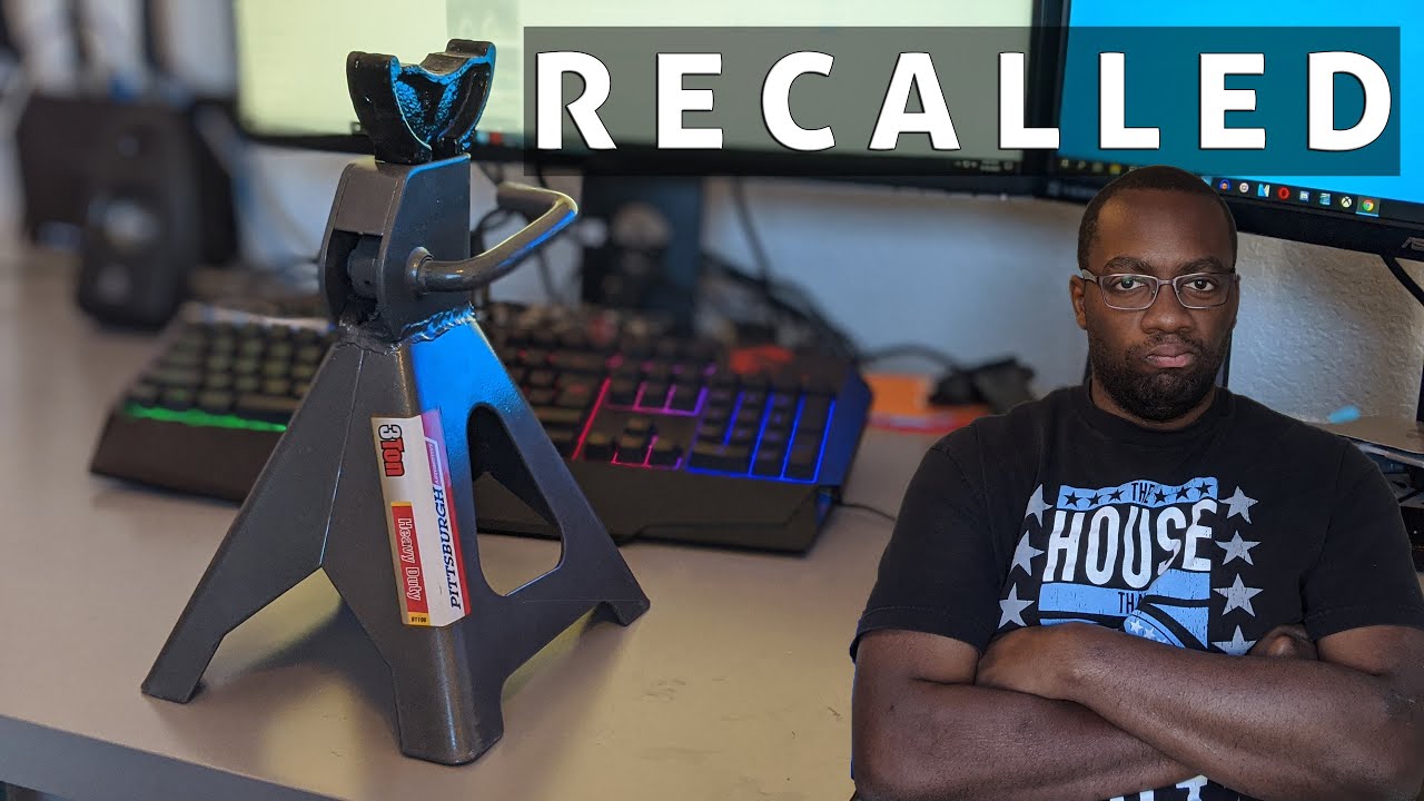 Pittsburgh Tools Jack Stands Recalled