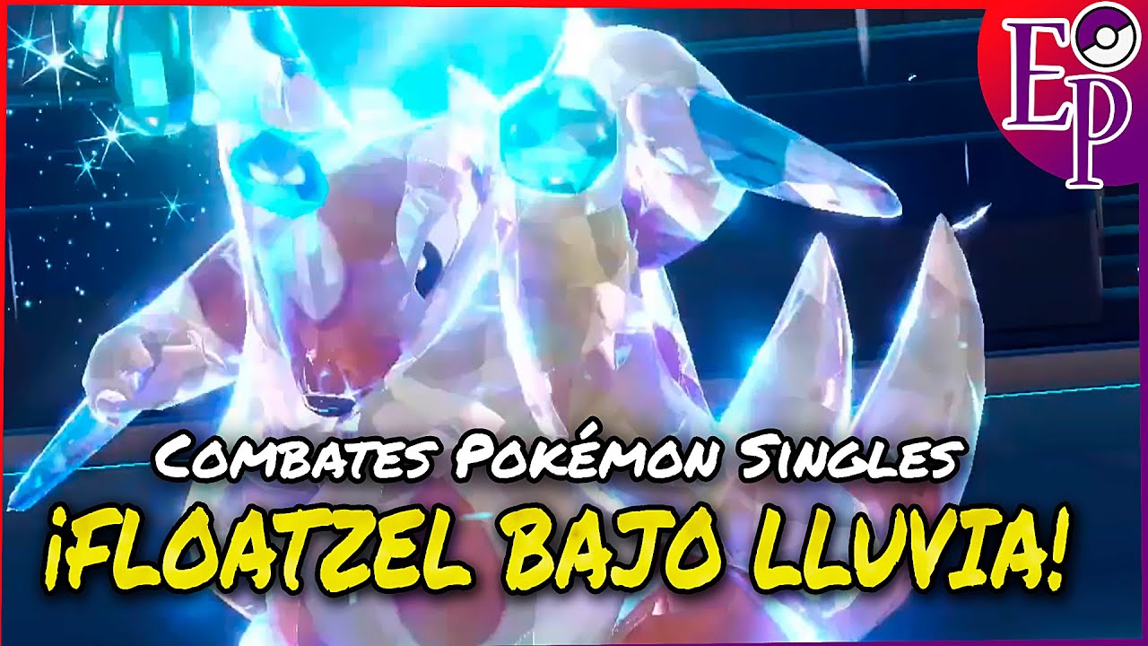 NUESTROS POKÉMON FAVORITOS en COMBATE: 🌧️¡FLOATZEL BAJO LLUVIA Y YO SIN PARAGUAS!🌧️