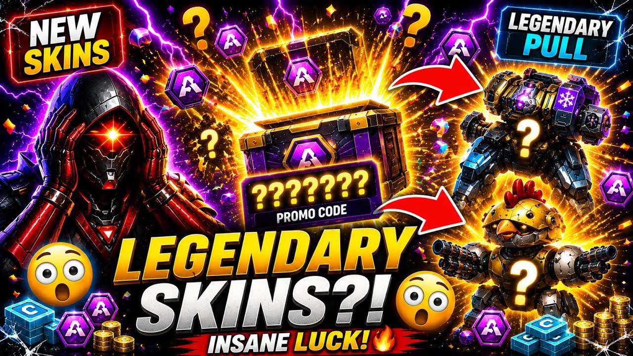 I FINALLY GOT LEGENDARY SKINS?! 😱🔥 | Mech Arena Lucky Pulls