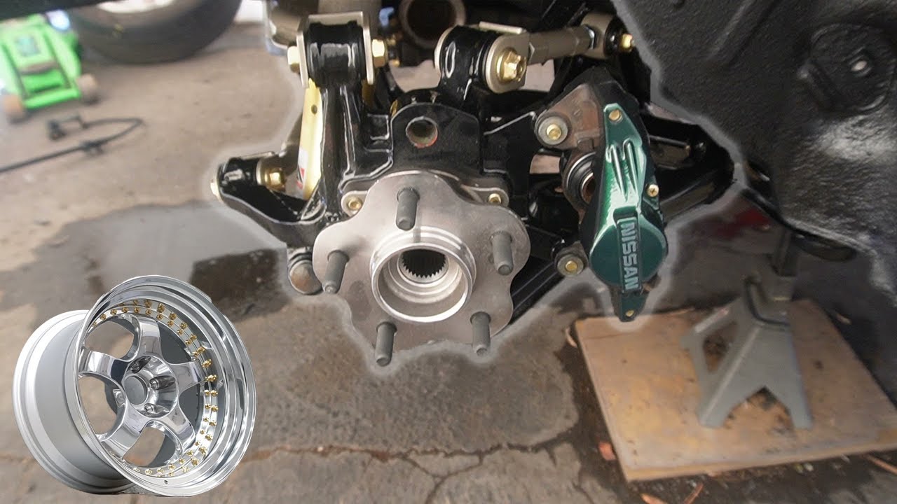 Installing new ISR arms and undercoating the rear end on the S13