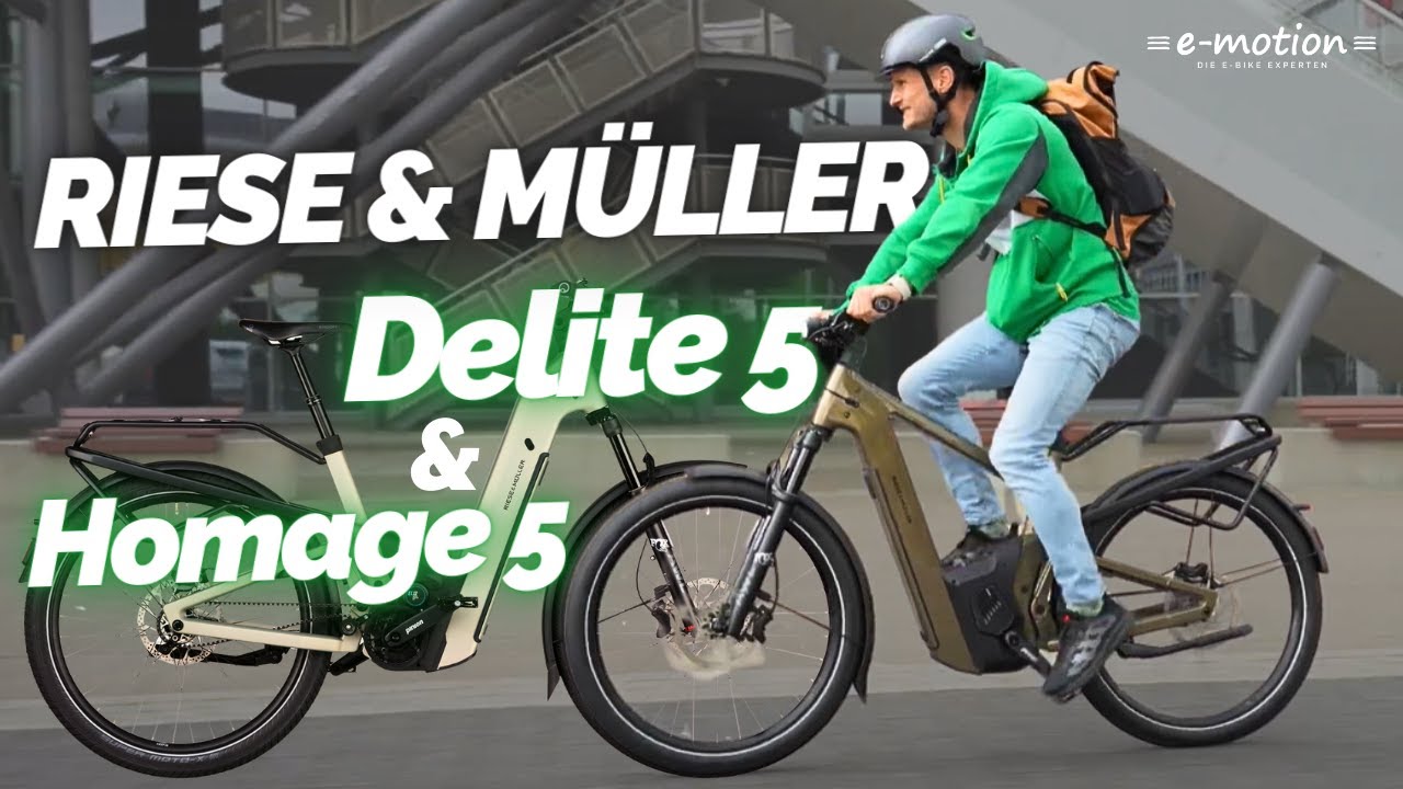 Riese & Müller Delite 5 & Homage 5 mit Pinion MGU | Riese und Müller e-Bikes auf der Eurobike 2024😱