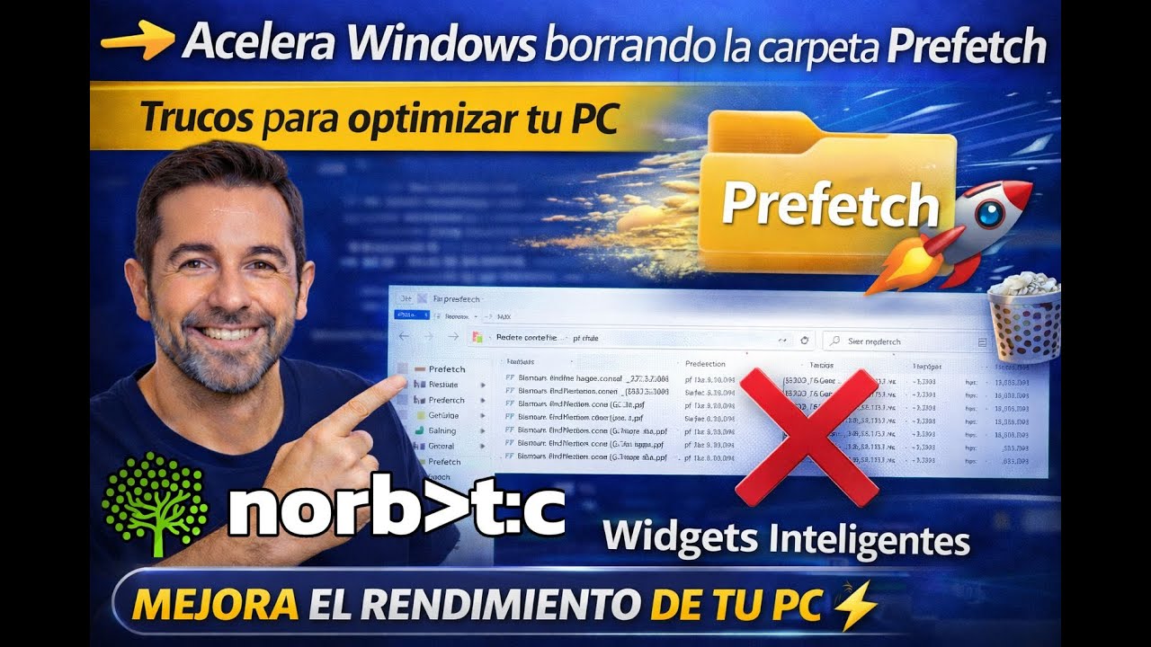 👉 Acelera Windows borrando la carpeta Prefetch | ¿Sabías este truco para tu PC?
