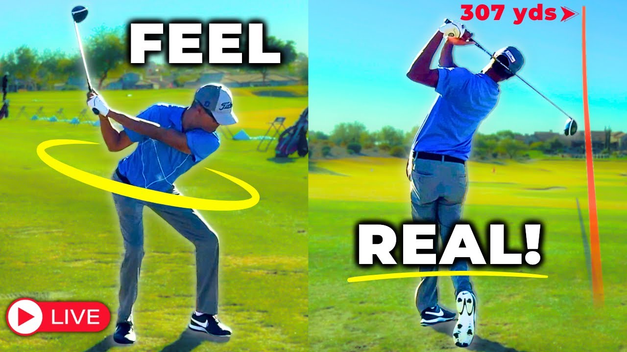 How To Master The Power Fade With Driver (LIVE Golf Lesson)