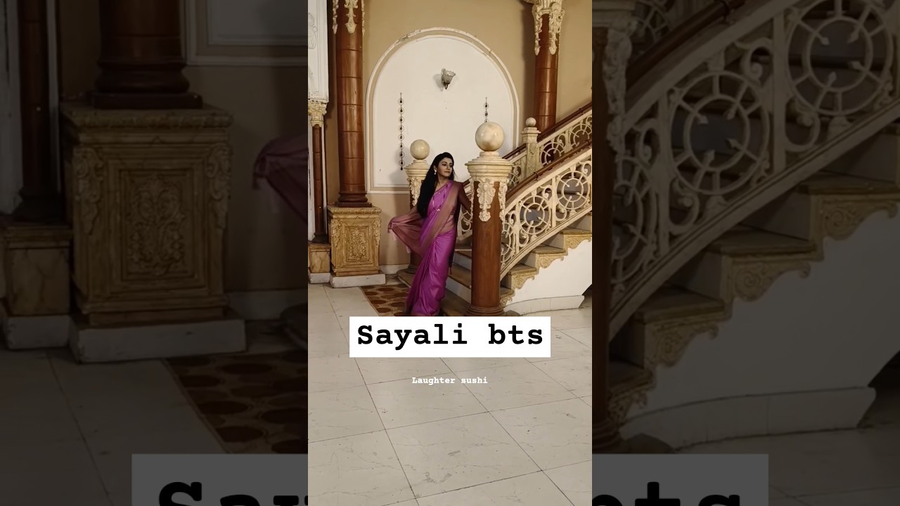 tharla tar mag behind the scenes sayali 😍❤️
