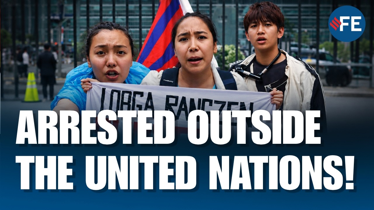 &ldquo;China Out Of Tibet Now&rdquo; | Tibetan Activists Arrested After Blocking UN Headquarters In New York