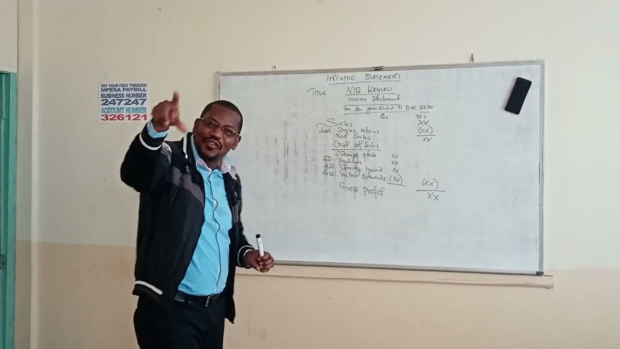 Sole trader Income statement
