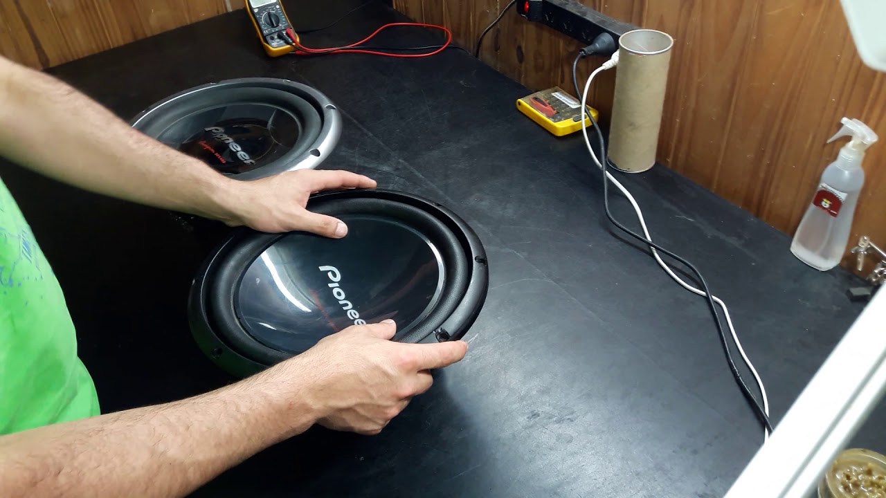 comparación de woofers pioneer