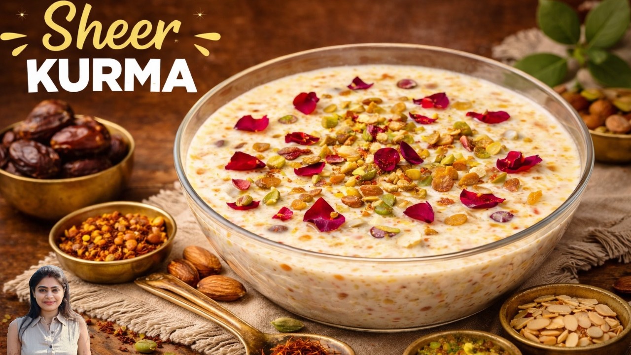Sheer Kurma Recipe | Eid Special Recipe | Eid Dessert | शीर खुरमा - ईद स्पेशल रेसिपी