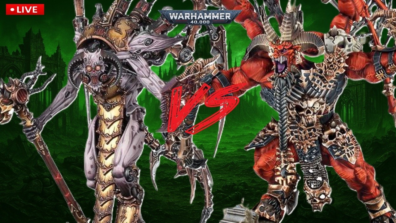 𖤓Chaos Marines (Pactbound) vs 𖤓Daemons (Blood Legion) Warhammer40k (TTS)!