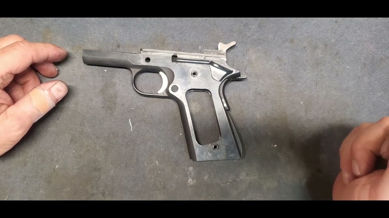 Complete disassembly, cleaning, and reassembly of Colt series 70 1911