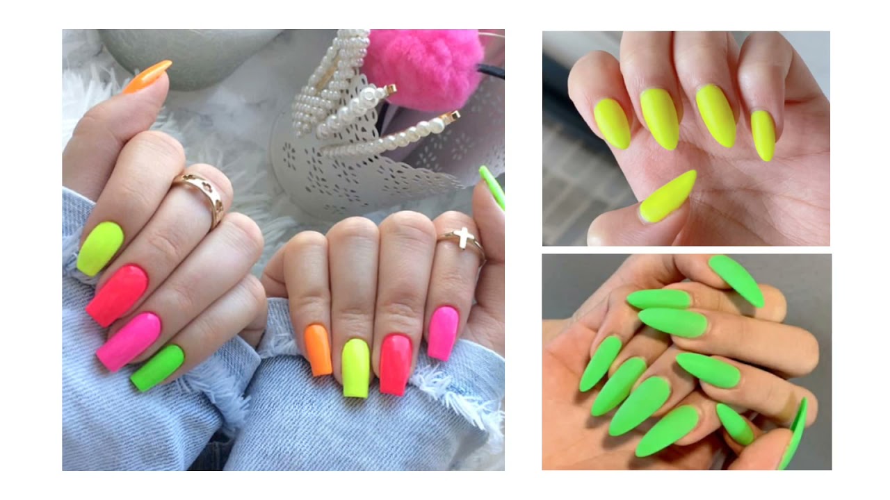 Venalisa Neon Gel Polish Trendy Nail Art Easy DIY Manicure #Venalisa