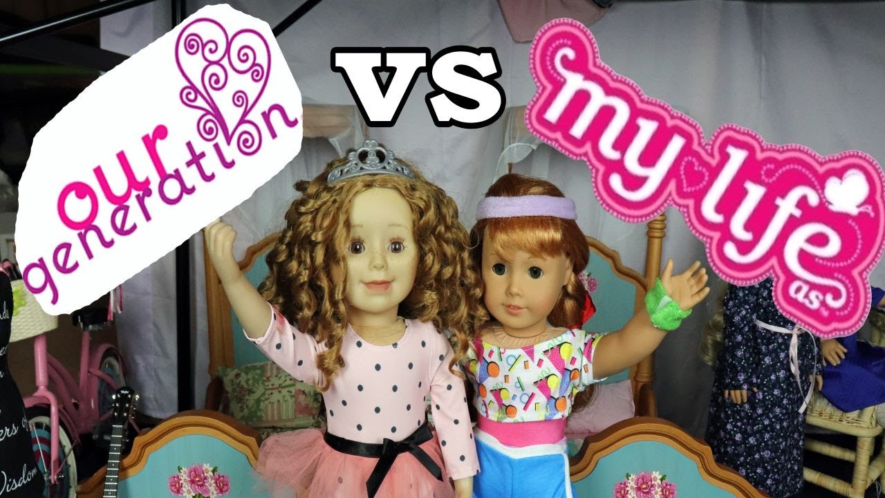 Our Generation VS. My Life As (Walmart) Dolls - American Girl and Maplelea Girl Review - Doll Videos
