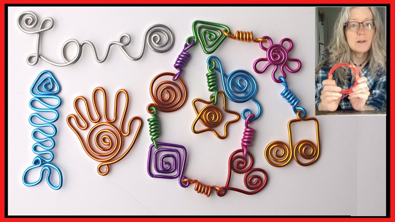 Chunky 12g Aluminum Wire Jewelry Making // Wire Lady TV Ep 201 Livestream Replay