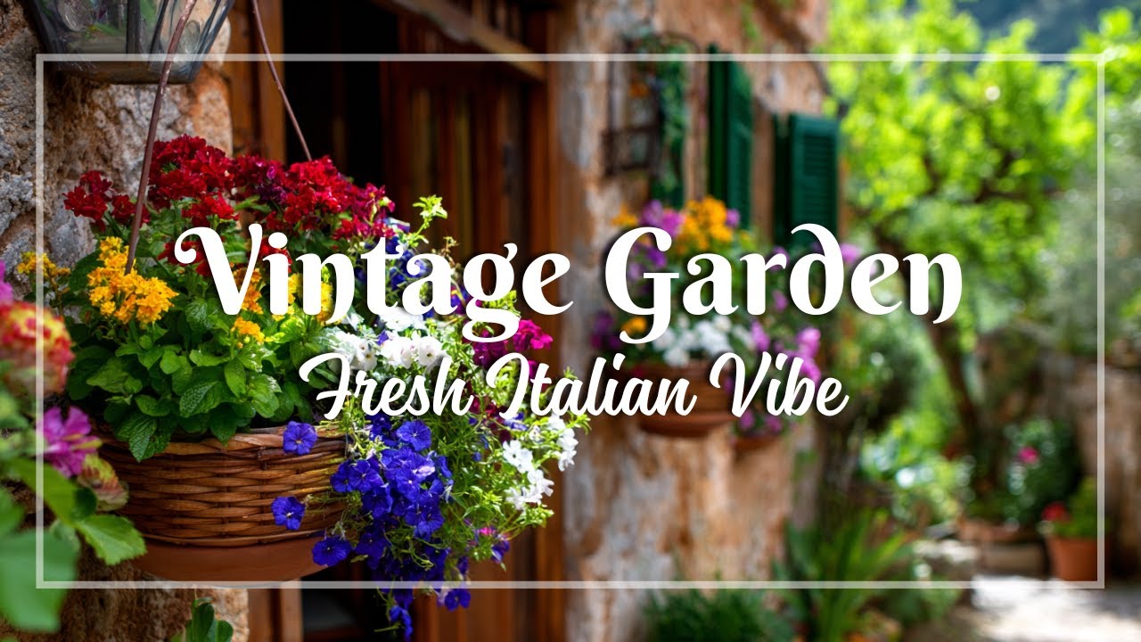Italian Country Garden Ideas with Rustic Charm 🍇 | Vintage Design for Compact Spaces