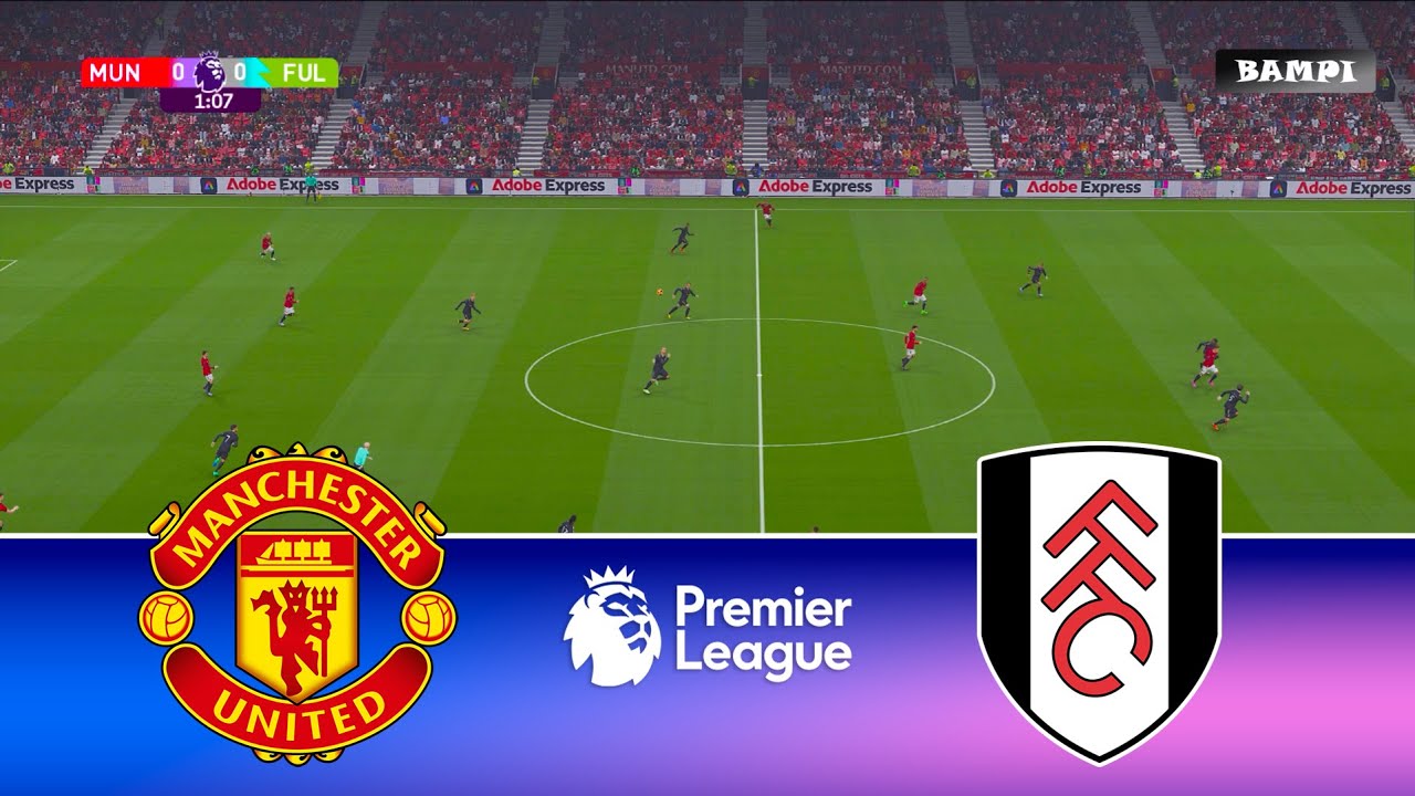 Man United vs Fulham - English Premier League 2026 / Full Match All Goals / PES 21 Gameplay