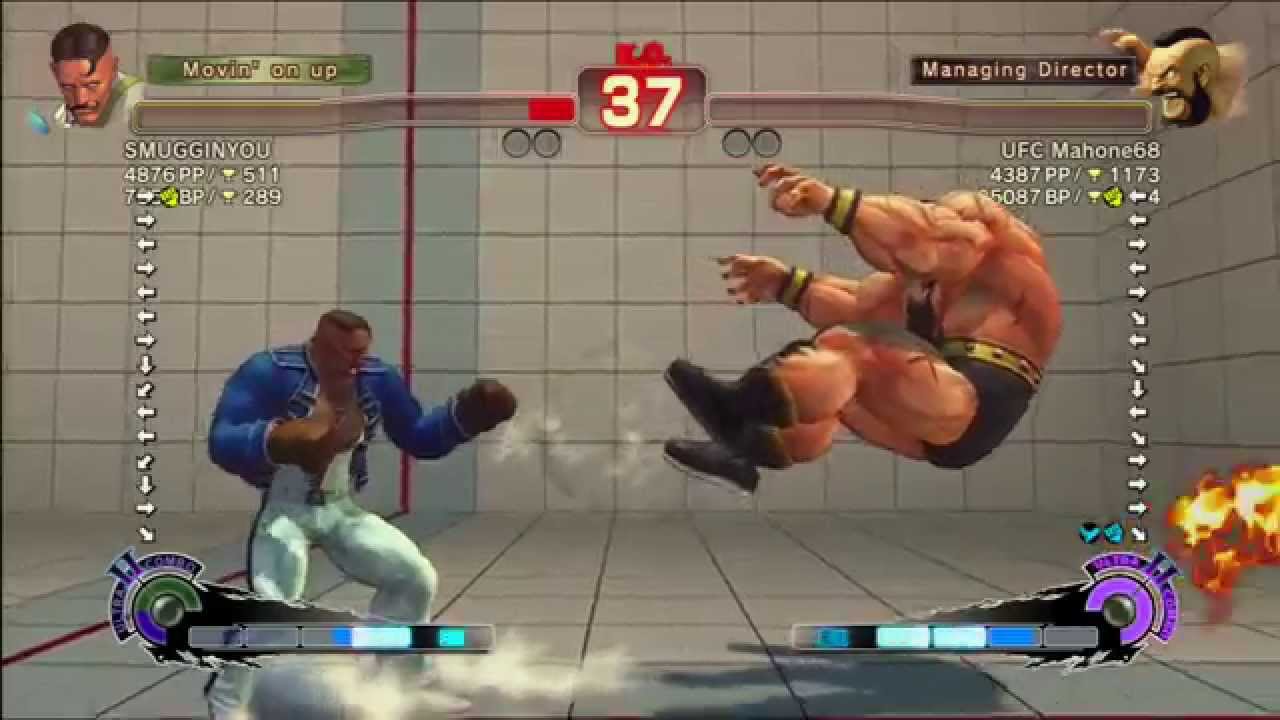 14x PIE|SmugDaBeast(Dudley) Vs UFC Mahone68(Zangief) AE v2012 Ranked Matches