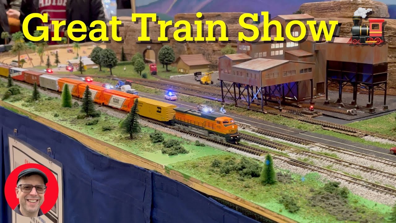 Great Train Show 🚂 Saint Charles Missouri - Model Train Layouts 😃 #trainvideo #trains