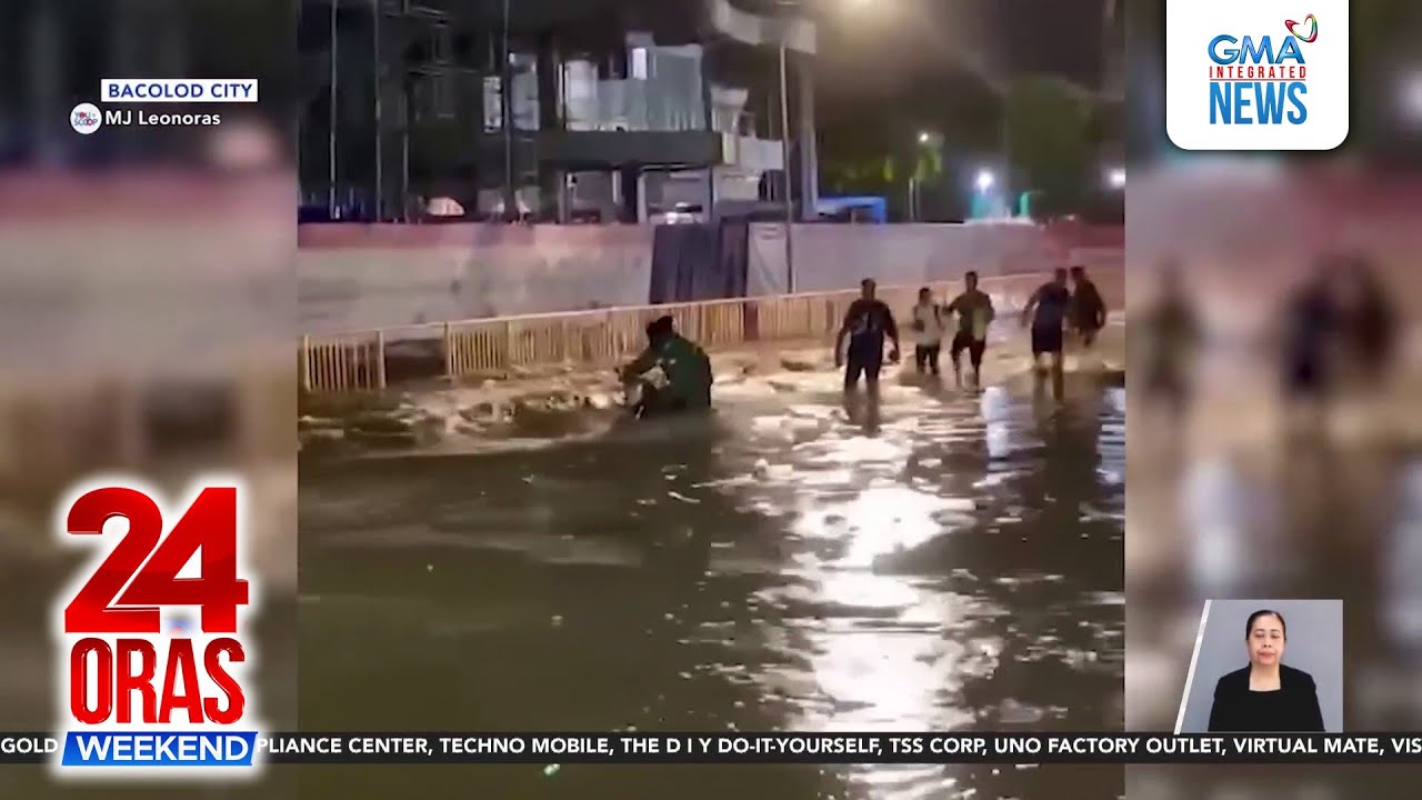24 na barangay sa Bacolod City, binaha; mga motorista at residente, naperwisyo | 24 Oras Weekend