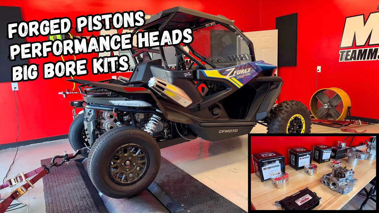 Upgraded CFMOTO Pistons & Big Bore Kits & Performance Heads from Team MSC