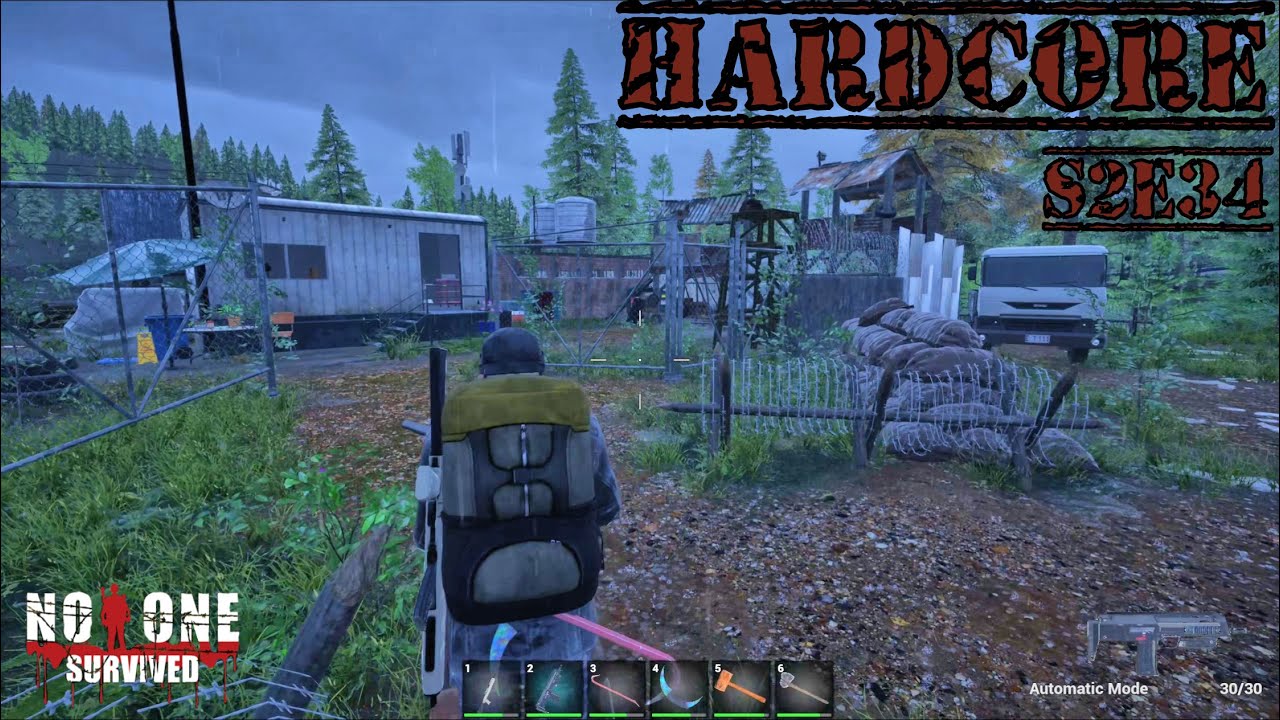 No One Survived S2E34 HARDCORE. Bandit Camp. Let's Play Solo
