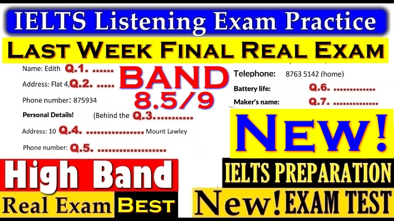 IELTS LISTENING PRACTICE TEST 2026 WITH ANSWERS | 18.01.2026