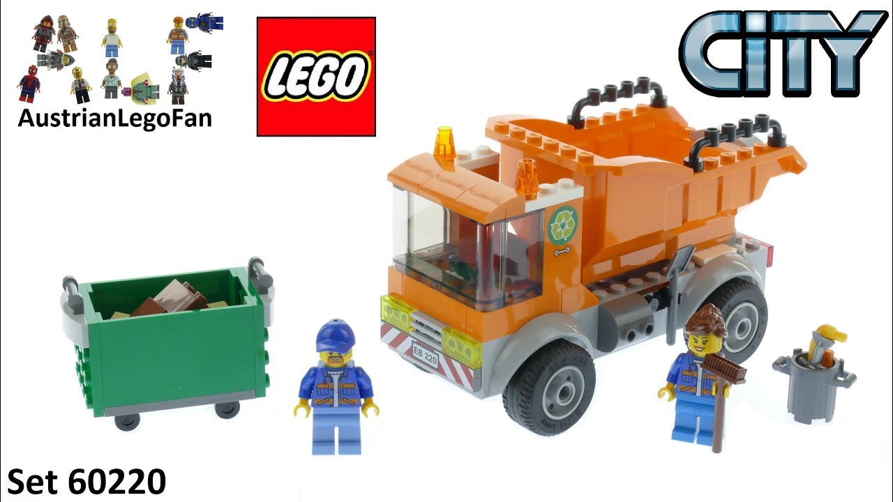 Lego City 60220 Garbage Truck Speed Build