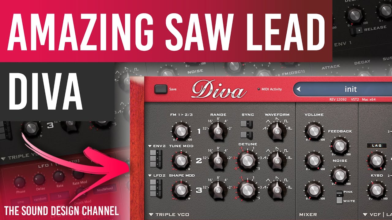 DIVA Tutorial | Beautiful SAW Lead, Melodic House & Techno |&nbsp;Anjunadeep, Afterlife